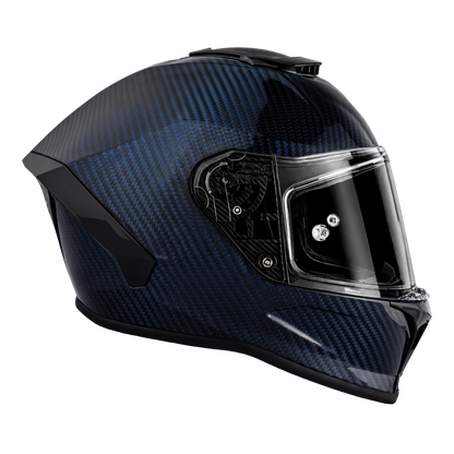 D.O.T. & ECE Daytona Viper- Blue Carbon Fiber